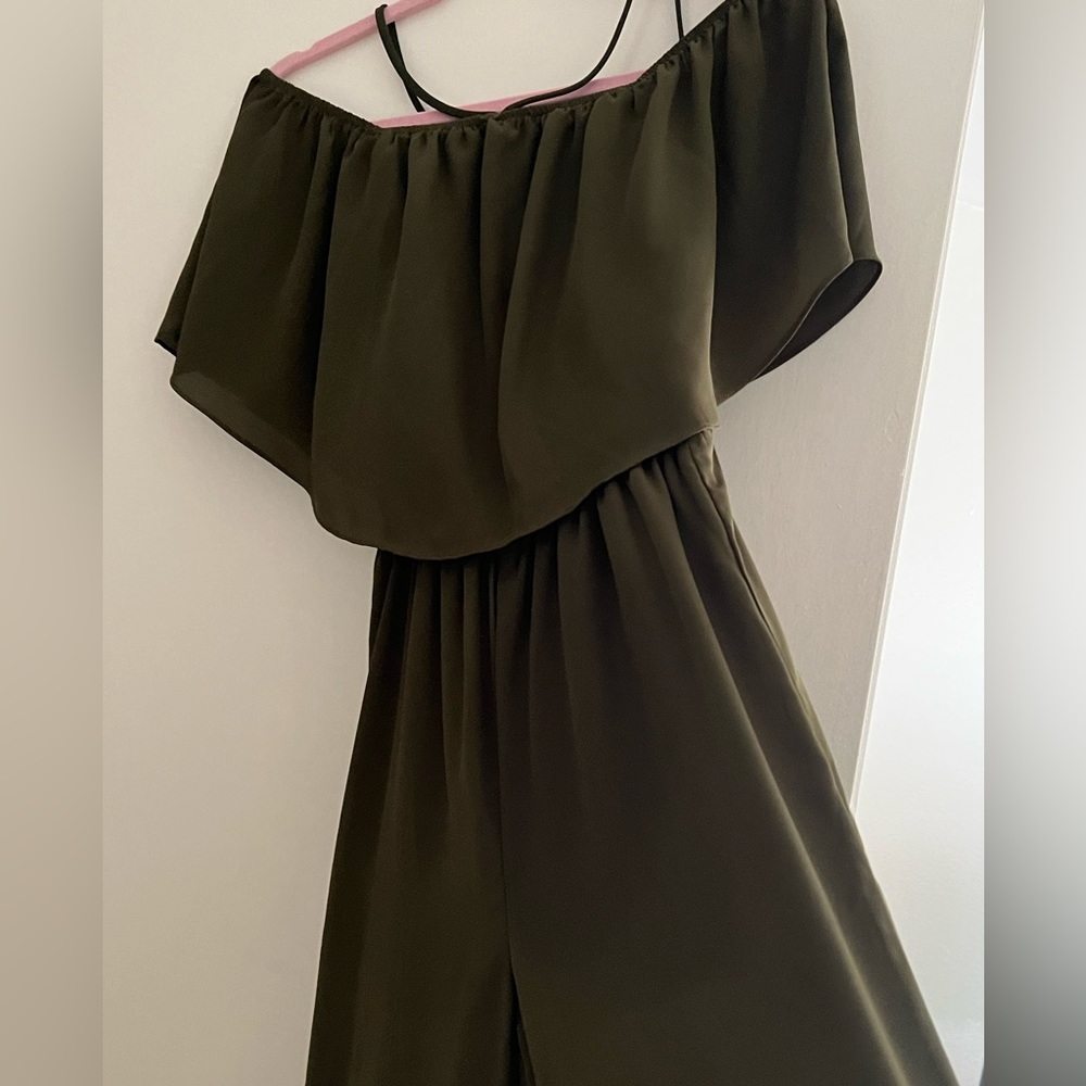 Jodi Kristopher cold shoulder jumpsuit